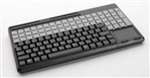 CHE-61401EUADAA SPOS Keyboard Series V1.0, SPOS Multifunctional, Compact USB Keyboard (QWERTY, 14 inch, USB Interface, Touchpad, US 123 Layout, 123 Programmable and 60 Relegendable and IP54) - Color: Black