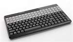 CHE-661401ESADAA SPOS Keyboard Series V1.0, G86-61410 SPOS Multifunctional, Compact USB Keyboard (SPOS, QWERTY with TouchPad, USB, 123 key, SP, 123 PROG, 60 RELEG, MOQ. 60) - Color: Black