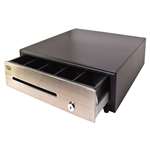POS-X ION Series 16 inch Stainless Steel Face Cash Drawer