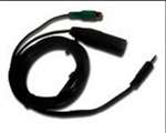 Cable XLR female connector to 3.5mm unbalanced male connecto