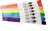 Next Generation Z-Band Direct Wristband (1 Inch X 11 Inch, Red, 200/Roll, 6/Case/Desktop)