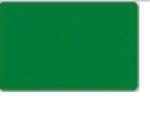 104523-135 Zebra color PVC card - green 30 mil (500 cards)