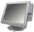 Tom-M5 Series 15 Inch Lcd Touchmonitor (Resistive, Usb With 4-Port Hub And Msr 1-2-3) - Color: Dark Gray