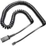 Cable (10 Feet, Coiled Cord, Quick-Disconnect To Modular Plug) For Polaris Headsets