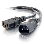 Power Extension Cord (6 Feet, C13-C14 14 Awg, Black)