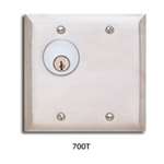 Security Door Controls 705Tu 705T Sdc Key Switch 2-Gang 20 Gauge, Aa On-Off Dpdt 6 Amp