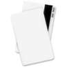 PLASTIC CARD, WHITE PVC COMPOSITE W/ HICO MAG STRIPE