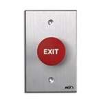 Tamper Resistant Exit Button (Mushroom/Alum Finish English)
