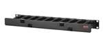 Schneider Ar8602A Horizontal Cable Manager, 1U X 4- Deep, Single-Sided W/Cover