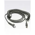 Zebra Adc Rs232: Db9 Female 9Ft Coiled Power Pin 9