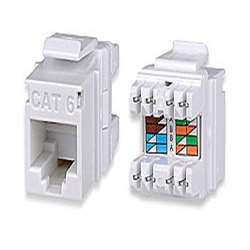 SC SX OM3/OM4 Keystone Connect or Module, Black