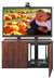 2-Bay Credenza.Can Support Dual 52" Display Or (1) 65" Lcd