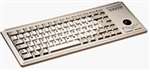 Cherry G84-4420Lubeu-0 G84-4420 General Purpose Keyboard (15 Inch Ultra Slim, 83-Key, Usb Interface And Integrated Track Ball) - Color: Light Grey