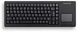 Cherry G84-4420Lubeu-2 G84-4420 General Purpose Keyboard (15 Inch Ultra Slim, 83-Key, Usb Interface And Integrated Track Ball) - Color: Black