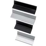 Hanchett Heb-3G Header Extension Bracket 3X3X8 For Glass Door Clear Anodized