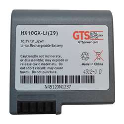 Global Technology Systems Btry, Drs Armor X10Gx, 2900Mah item known as : HX10GX-LI(29)