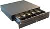 Series 4000 Cash Drawer (Painted Front With Dual Media Slots, Hardwired For Star Tsp Scp And Sp Printers, 18 Inch X 20 Inch And Coin Roll Storage Till) - Color: Black