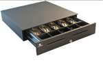 Series 4000 Cash Drawer (Stainless Steel Front With Dual Media Slots, Multipro 320 Interface, 18 Inch X 20 Inch And Crst) - Color: Black
