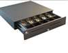 Series 4000 Cash Drawer (Stainless Steel Front With Dual Media Slots, 484A Serialpro Ii Interface, 18 In. X 20 In. And Coin Roll Storage Till) - Color: Black