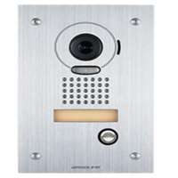 JP Flush Mount Color Vandal Door Station, Stainless Steel
