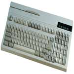 K2726 Pos Keyboard (104-Key, Usb, Msr Tracks 1, 2 And 3, Barcode Port, 21 Relegendable Keys And Us Layout) - Color: Black