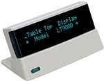 Lt9000 Table Display (9.5Mm, 2-Line X 20-Character Display And Usb Port Powered, Aedex) - Color: Dark Gray