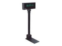 Pd3000 Pole Display (2-Line X 20-Character, Rs232 Interface, Opos Command Set And Db9 Connector) - Color: Black