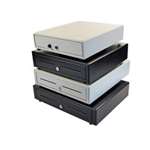 Vasario 13 Inch Cash Drawer (1 Media Slot, 320 MultiPro, 5B x 8C Till, Black)