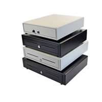 Vasario 13 Inch Cash Drawer (1 Media Slot, 320 MultiPro, 5B x 8C Till, Black)