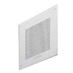 Valcom Vip-9880-Ic Ip Flexhorn Interior Square Fa Ceplate, White - Informacast
