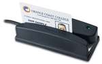 Omni Heavy Duty Slot Reader (Magnetic Stripe Reader Only With Tracks 1 And 2, Weatherized, Keyboard Wedge Interface And Cable) - Color: Black